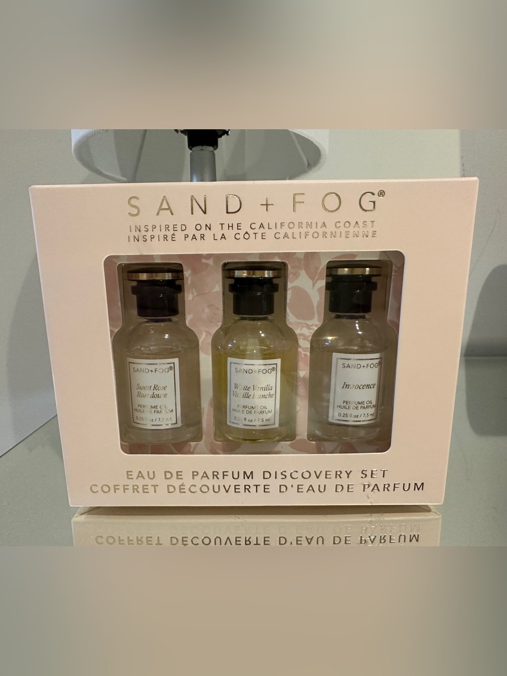 Sand + Fog Eau de Parfum Discovery Set - Sweet Rose, Innocence & White Vanilla